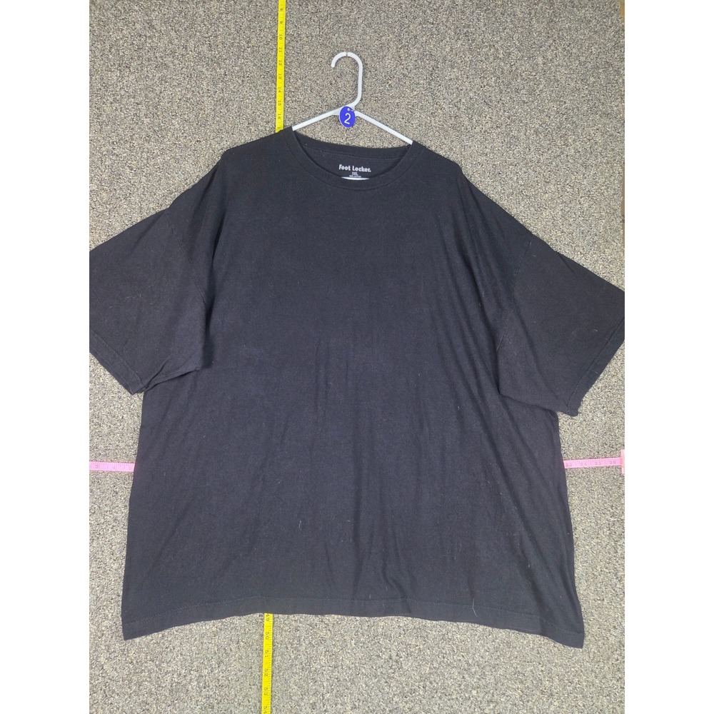Foot Locker T-Shirt Mens 3XL Black Solid Cotton Short Sleeve Crewneck Tee
